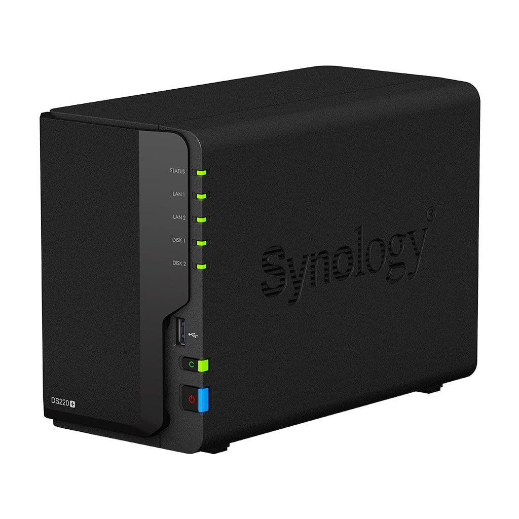 Synology DiskStation DS220+ NAS/storage Server J4025 Ethernet LAN Compact Black