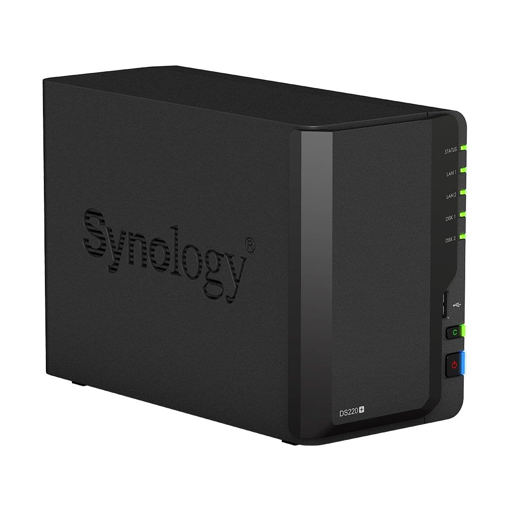 Synology DS220+ NAS HDD12TB 6TBx2付き Synology DiskStation DS220+ NAS/storage Server J4025 Ethernet LAN