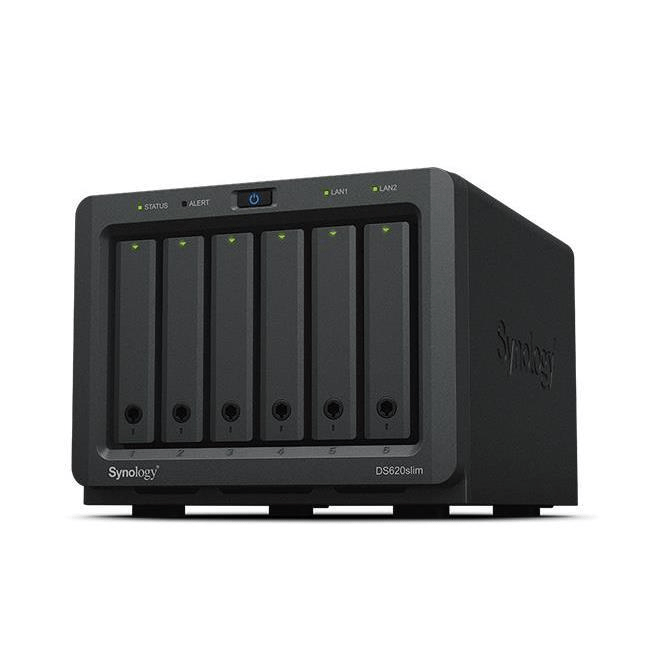 Synology DiskStation DS620SLIM NAS/storage Server J3355 Ethernet LAN Desktop Black