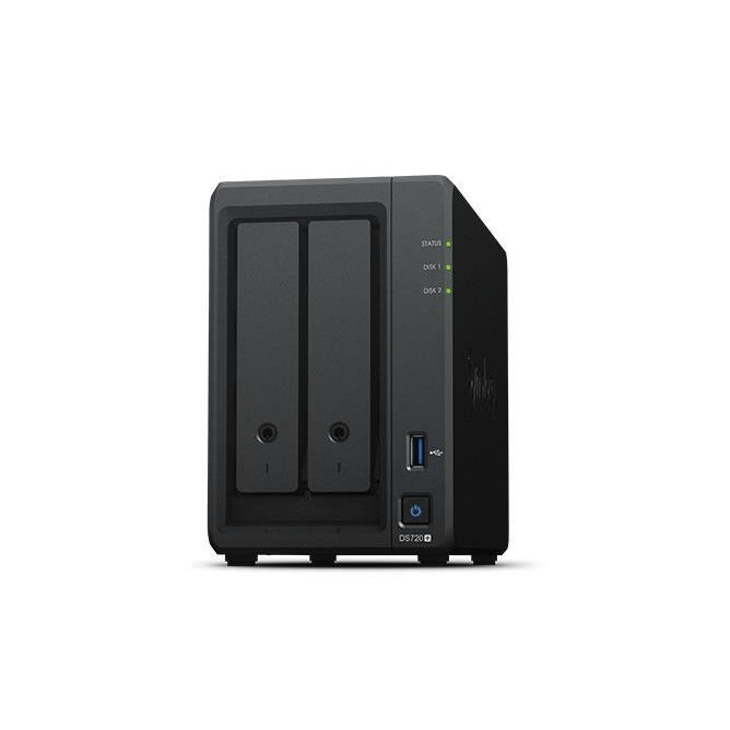 Synology DiskStation DS720+ NAS/storage server Desktop Ethernet LAN Black J4125