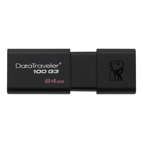Kingston Technology DT100 G3 64GB USB3.0 (3 pcs) DT100G3/64GB-3P