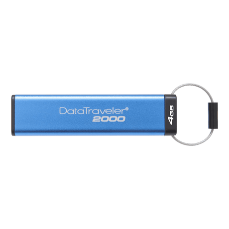 Kingston Technology DT2000 128GB Keypad USB3.1 Gen1 256bit AES Hardware Encrypted DT2000/128GB