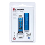 Kingston Technology DT2000 128GB Keypad USB3.1 Gen1 256bit AES Hardware Encrypted DT2000/128GB