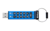 Kingston DataTraveler 2000 64GB USB 3.2 Gen 1 Type-A Blue USB Flash Drive DT2000/64GB