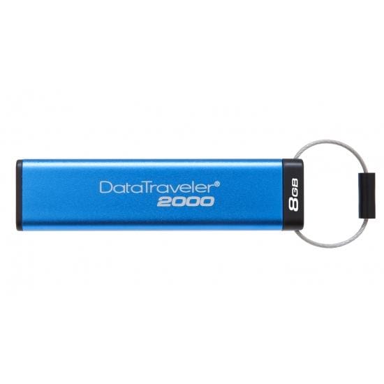Kingston DataTraveler 2000 8GB USB 3.2 Gen 1 Type-A Blue USB Flash Drive DT2000/8GB