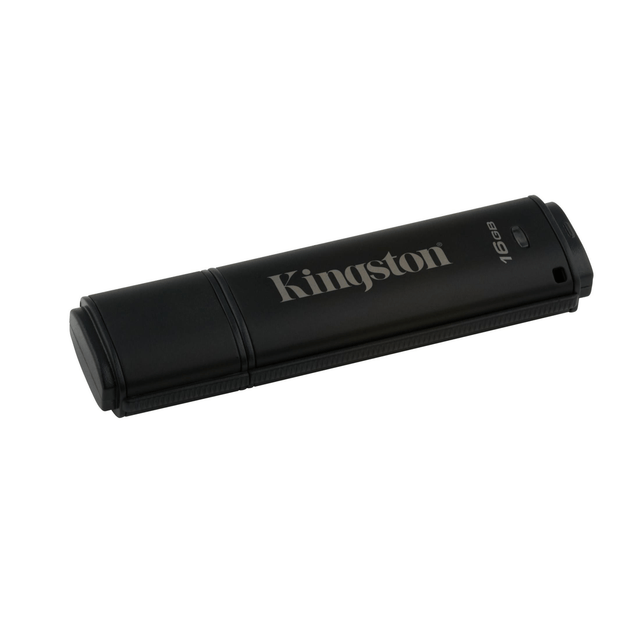 Kingston DataTraveler 4000G2 with Management 16GB USB 3.2 Gen 1 Type-A Black USB Flash Drive DT4000G2DM/16GB