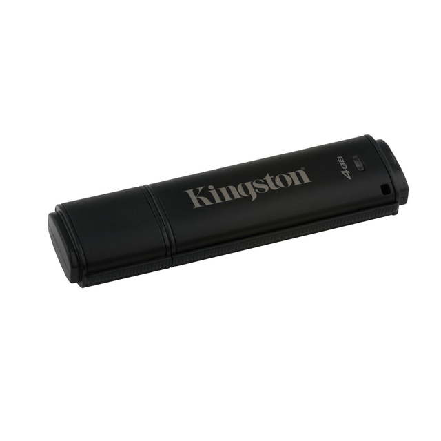 Kingston DataTraveler 4000G2 with Management 4GB USB 3.2 Gen 1 Type-A Black USB Flash Drive DT4000G2DM/4GB
