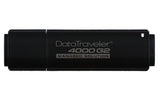 Kingston DataTraveler 4000G2 with Management 4GB USB 3.2 Gen 1 Type-A Black USB Flash Drive DT4000G2DM/4GB