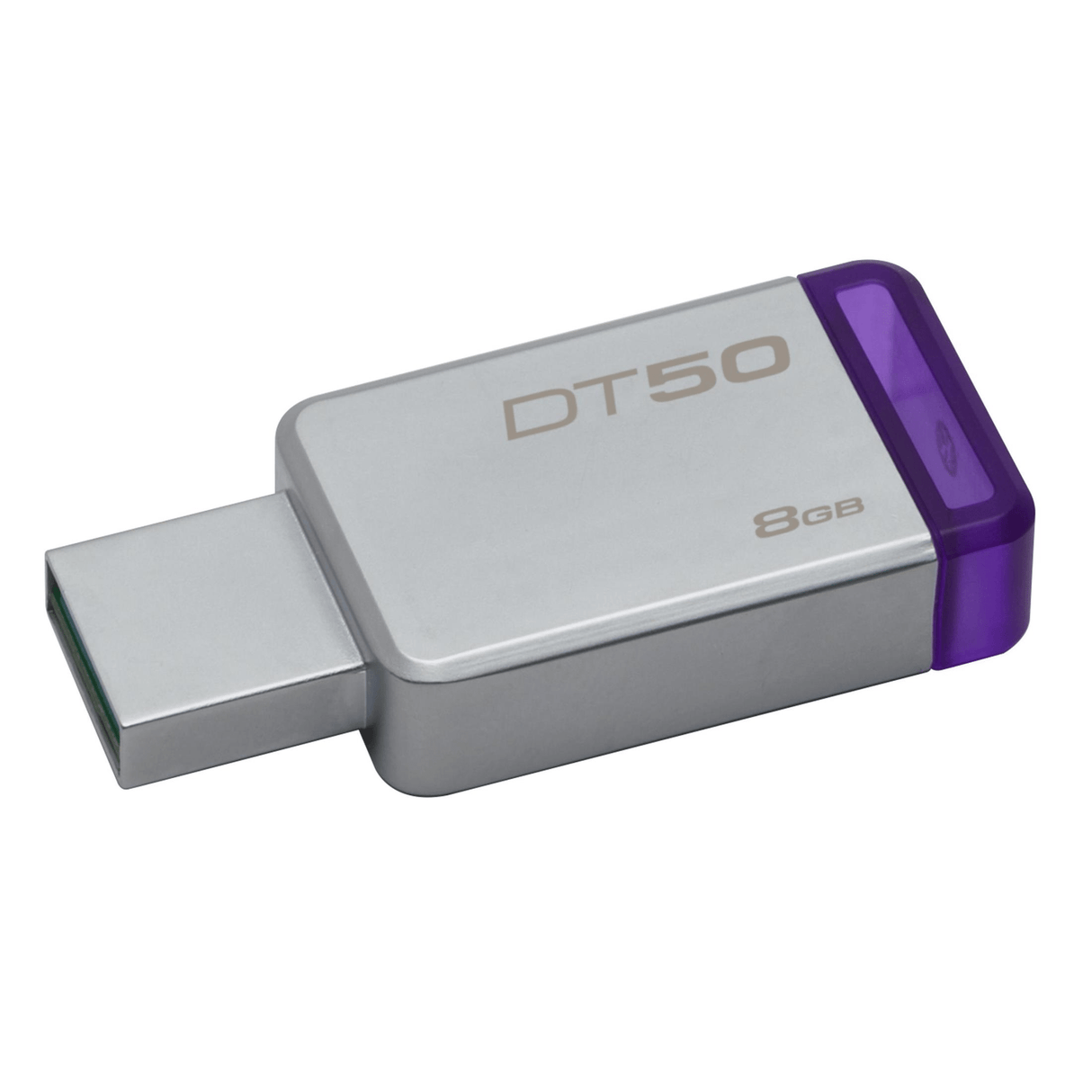 Kingston Technology DataTraveler 50 8GB USB flash drive USB Type-A 3.2 Gen 1 (3.1 Gen 1) Purple, Silver