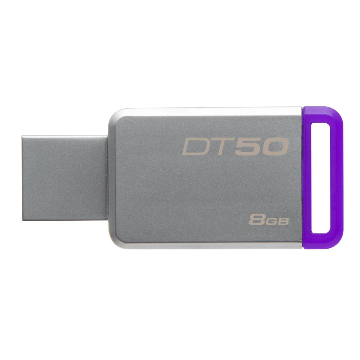 Kingston Technology DataTraveler 50 8GB USB flash drive USB Type-A 3.2 Gen 1 (3.1 Gen 1) Purple, Silver