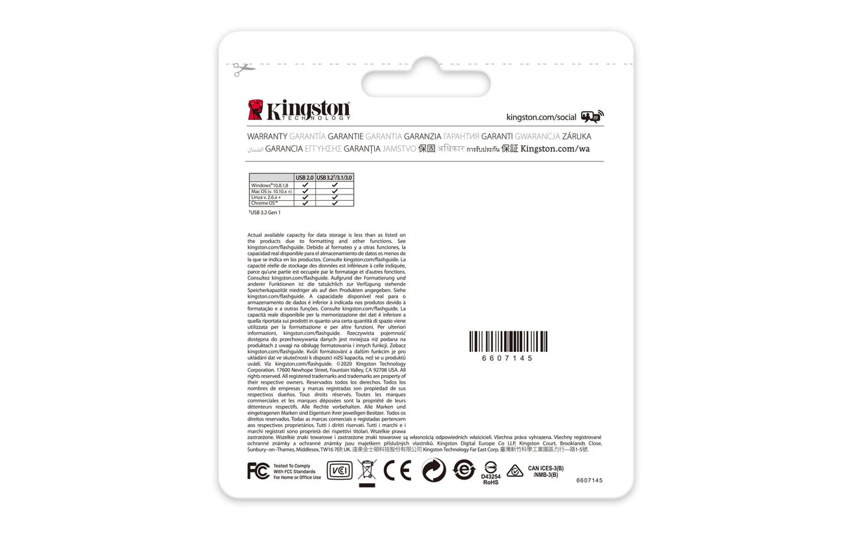 Kingston DataTraveler 70 64GB USB 3.2 Gen 1 Type-C Black USB Flash Drive DT70/64GB