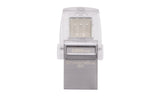 Kingston DataTraveler MicroDuo 3C 128GB USB 3.2 Gen 1 Type-A / Type-C Silver USB Flash Drive DTDUO3C/128GB