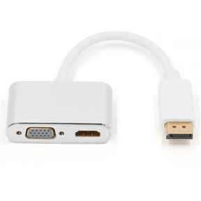 Mecer DP to HDMI/VGA Adapter with Audio DTHV02