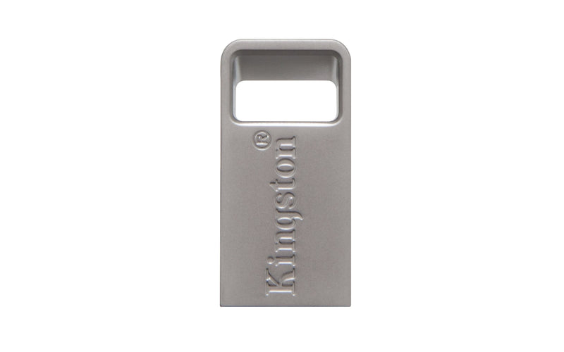 Kingston DataTraveler Micro 3.1 128GB USB 3.2 Gen 1 Type-A Metallic USB Flash Drive DTMC3/128GB