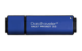 Kingston DataTraveler Vault Privacy 3.0 4GB USB 3.2 Gen 1 Type-A Blue USB Flash Drive DTVP30/4GB