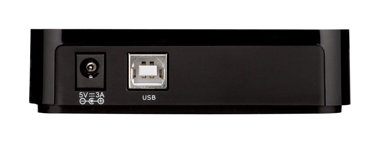 D-Link DUB-H7 USB 2.0 Type-B 480 Mbit/s Black