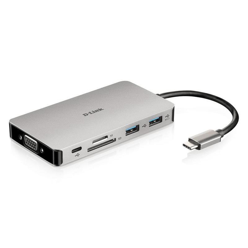 D-Link DUB-M910 notebook dock/port replicator Wired USB 3.2 Gen 1 (3.1 Gen 1) Type-C Grey