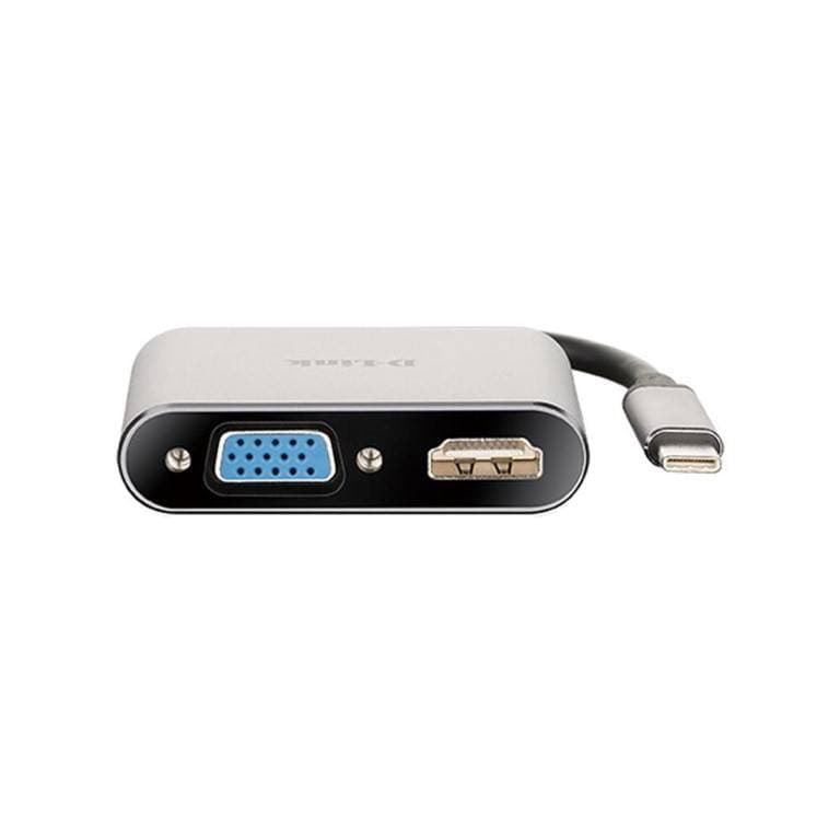 D-Link USB-C to HDMI and VGA Adapter DUB-V210