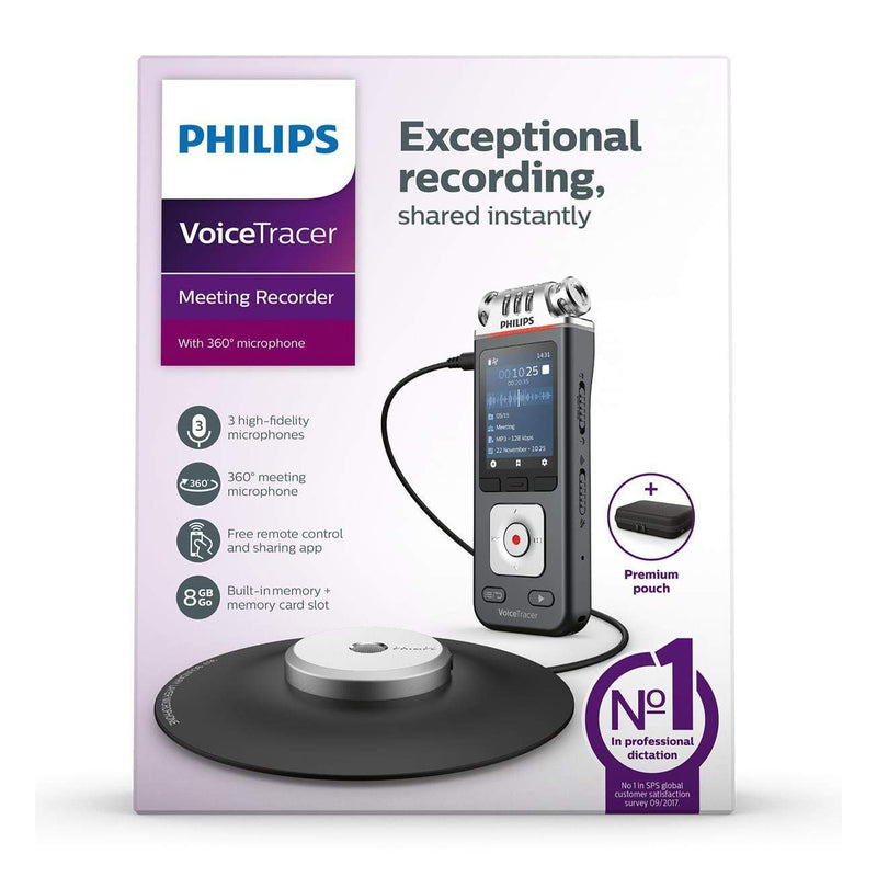 Philips DVT8110 8GB Meeting Recorder DVT8110