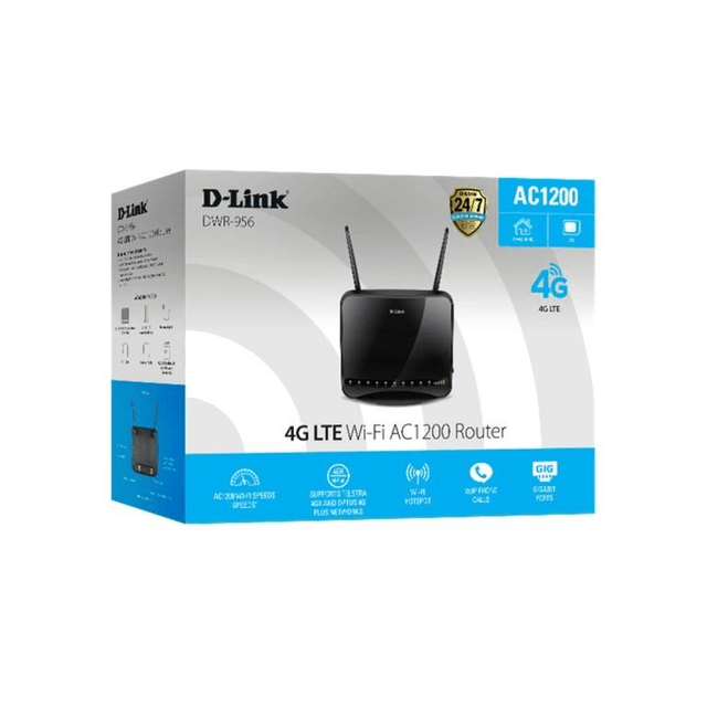 D-Link 4G LTE AC1200 Wireless Router DWR-956