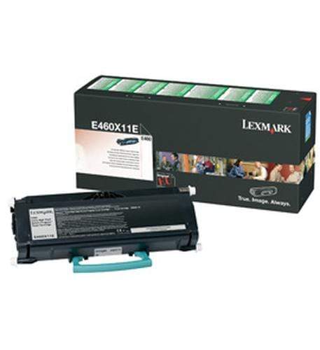 Lexmark E460X11E Black Toner Cartridge 15,000 Pages Original Single-pack
