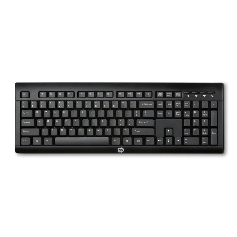 HP K2500 Keyboard RF Wireless Black E5E78AA