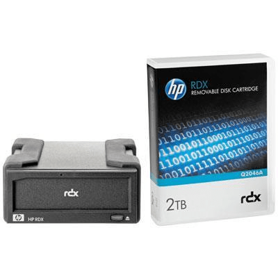 HPE RDX 2TB USB3.0 External Disk Backup System Tape Drive 2000 GB E7X53A