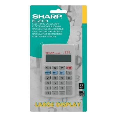 Sharp EL-231LB Basic Pocket Calculator