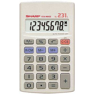Sharp EL-231LB Basic Pocket Calculator