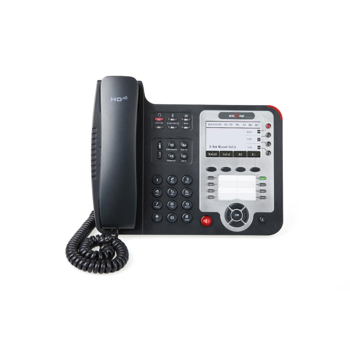Escene ES410-PEN IP phone Black Wired handset LCD