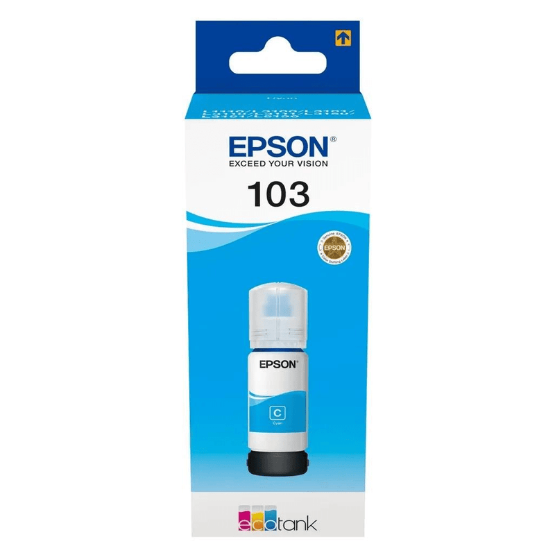 Epson 103 EcoTank Cyan Ink Bottle Original ET00S24A Single-pack
