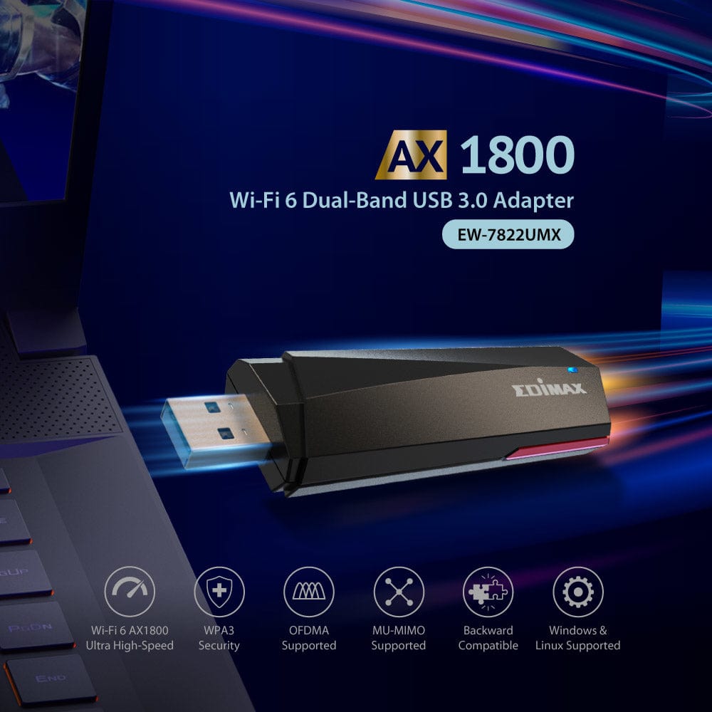 Edimax EW-7822UMX USB 3.0 Wireless Adapter EW-7822UMX