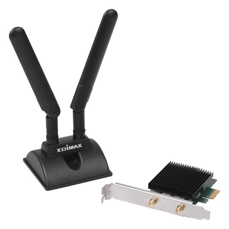 Edimax AX3000 Wi-Fi 6 Dual Band 802.11ax and Bluetooth 5.0 PCIe Adapter EW7833AXP