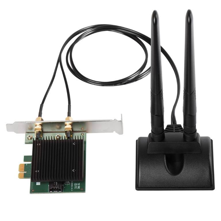 Edimax AX3000 Wi-Fi 6 Dual Band 802.11ax and Bluetooth 5.0 PCIe Adapter EW7833AXP