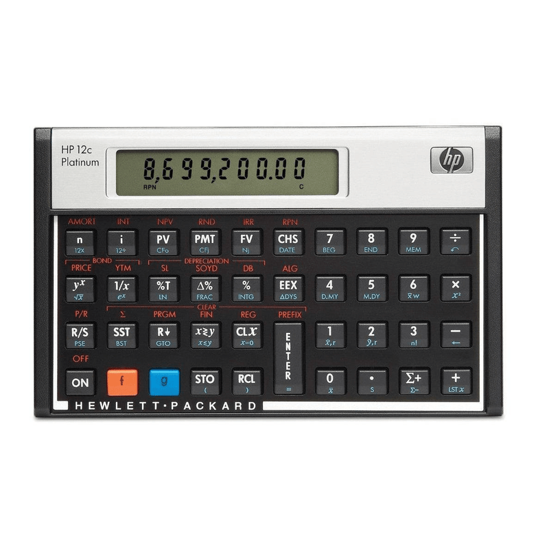 HP 12c Desktop Calculator Black F2231AA