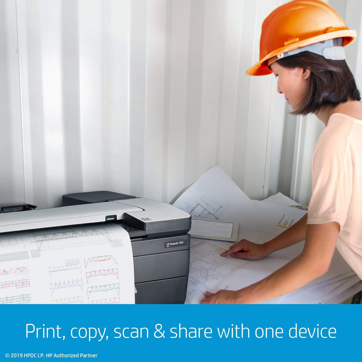 HP Designjet T830 24 large format printer Wi-Fi Inkjet Colour 2400 x 1200 DPI Ethernet LAN