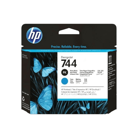 HP DesignJet 744 Photo Black and Cyan Original Printhead F9J86A