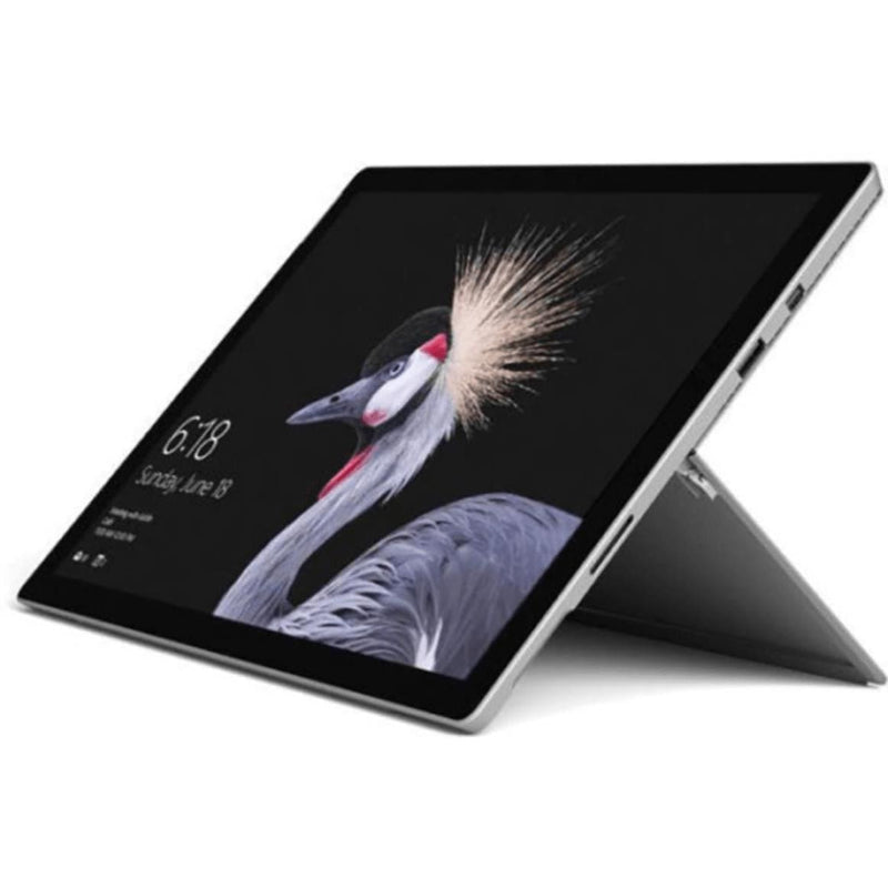 Microsoft Surface Pro 12.3-inch Tablet - Intel M3-7Y30 4GB 128GB Wi-Fi 5 Black and Silver Windows 10 FJS-00001