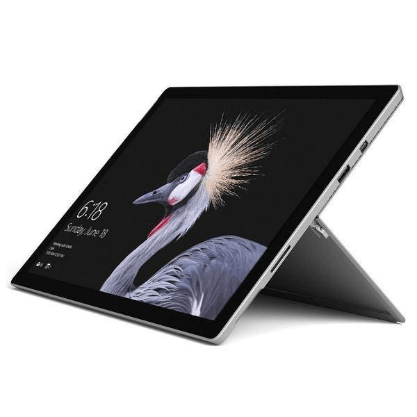 Microsoft Surface Pro 12.3-inch Tablet - Intel I7-7600U 8GB 256GB Wi-Fi 5 Black and Silver Windows 10 FKG-00001