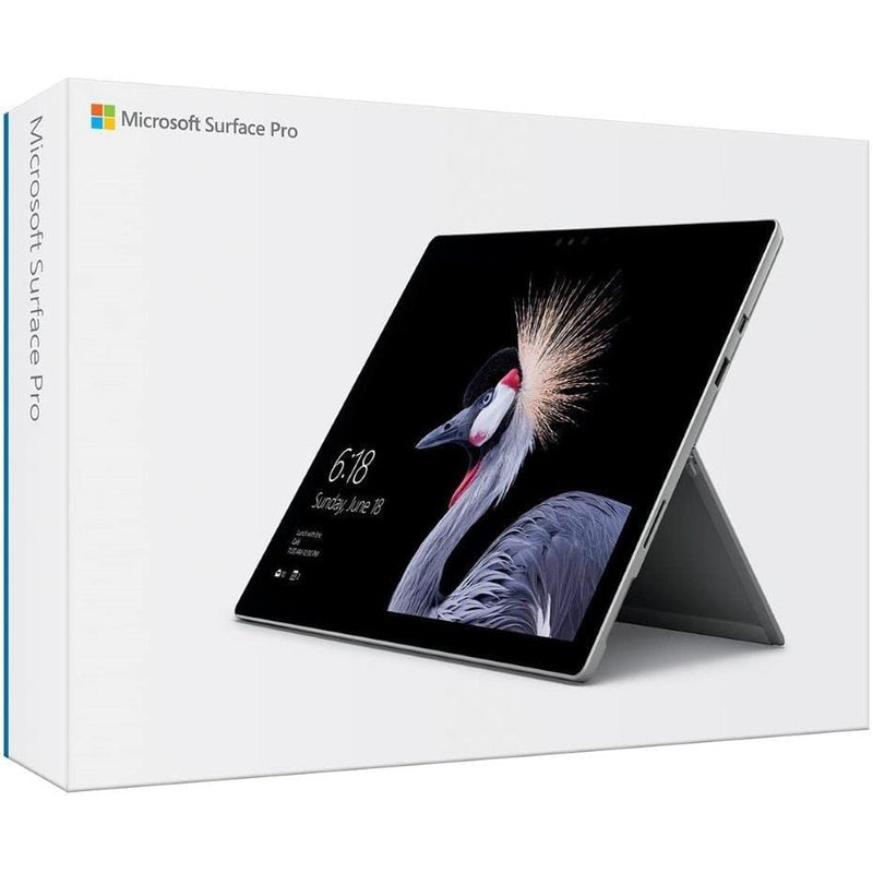 Microsoft Surface Pro 12.3-inch Tablet - Intel I7-7600U 8GB 256GB Wi-Fi 5 Black and Silver Windows 10 FKG-00001