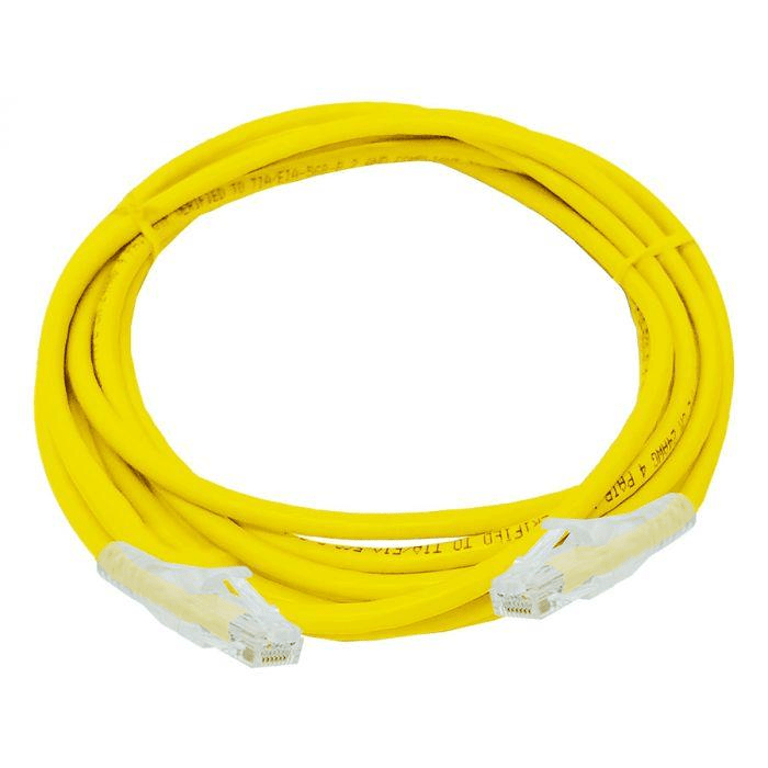 Acconet CAT6 UTP Flylead Cable 3m - Yellow FLY-3-YELLOW