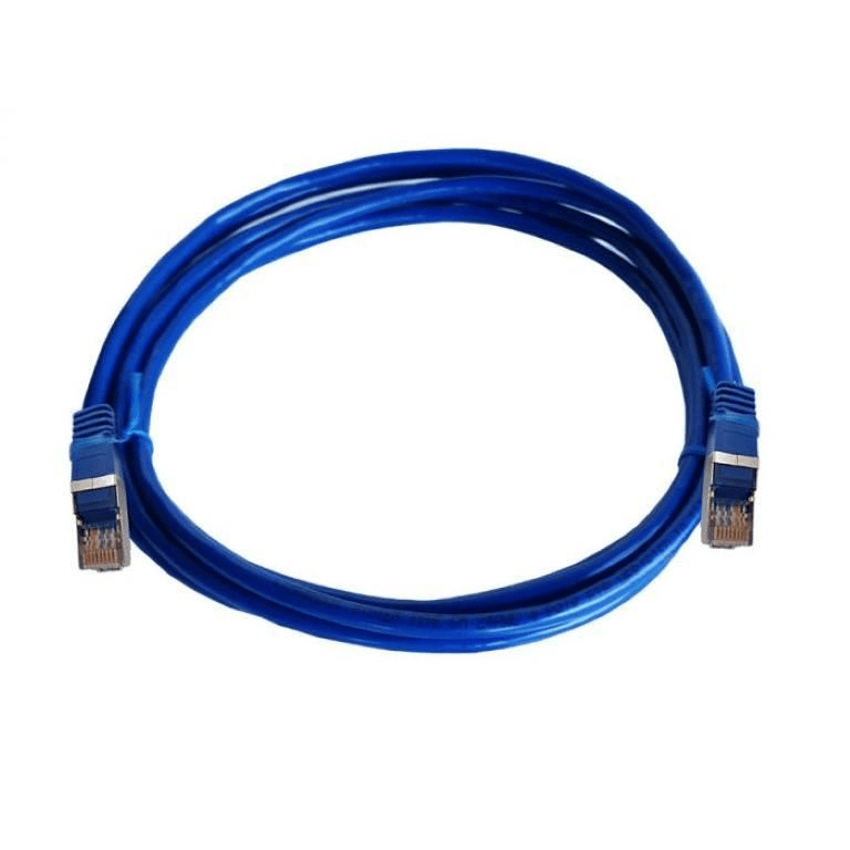 Linkbasic 3m FTP Cat5e Flylead Cable Blue FLY-3S