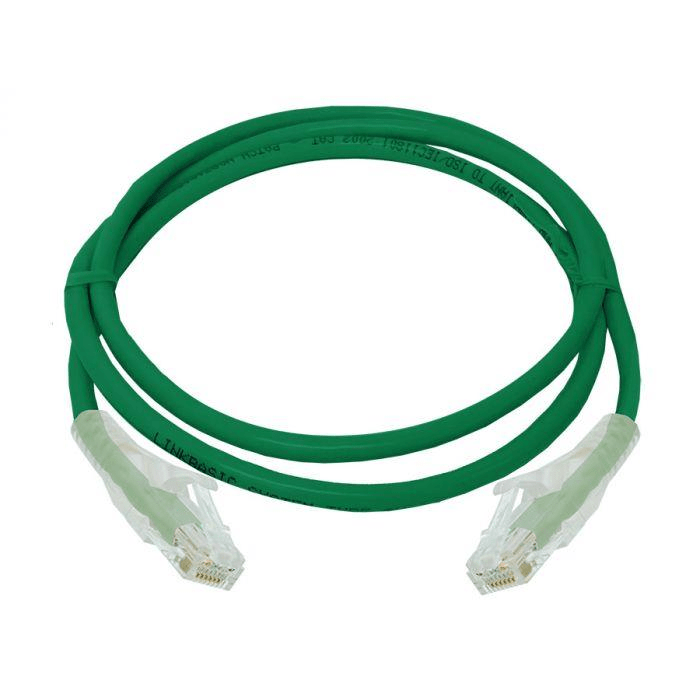 Acconet CAT6 UTP Flylead Cable 5m - Green FLY-5-GREEN