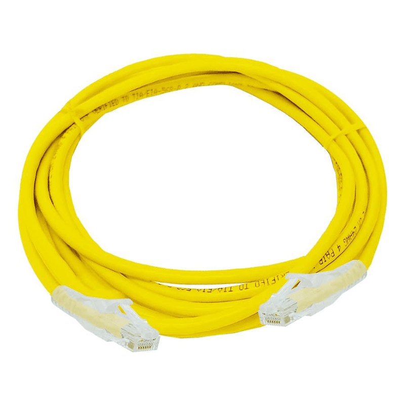 Linkbasic 3m UTP Cat6 Flylead Cable - Yellow FLY-6-3Y