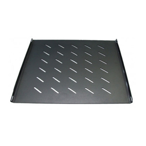 Acconet Fixed Shelf For 1000mm Deep 18, 27, 42U Racks, 700mm Deep, 1U, Black