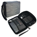 Tuff-Luv Electronics Accessories Travel Organizer/Gadget Bag Grey Stripe G3_84