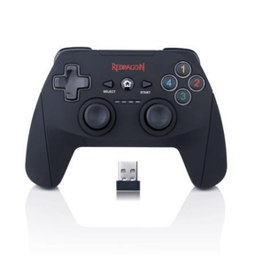 Redragon HARROW G808 Gamepad Android and PSP Slim PS PS3 Analogue Digital RF Black