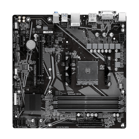GIGABYTE A520M DS3H AMD Socket AM4 Micro ATX Motherboard GA-A520M-DS3H