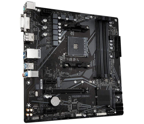 GIGABYTE A520M DS3H AMD Socket AM4 Micro ATX Motherboard GA-A520M-DS3H