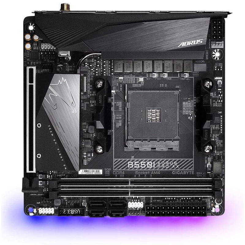 GIGABYTE B550I AORUS PRO AX AMD Socket AM4 Mini ITX Wi-Fi 6 Motherboard GA-B550-I-AORUS-PRO-AX